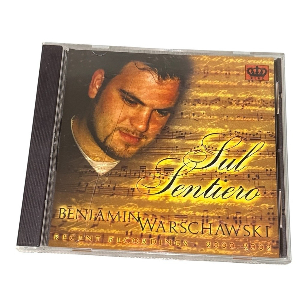 Benjamin Warschawski CD Sul Sentiero 2002 Opera Classical Jewish Songs Tenor